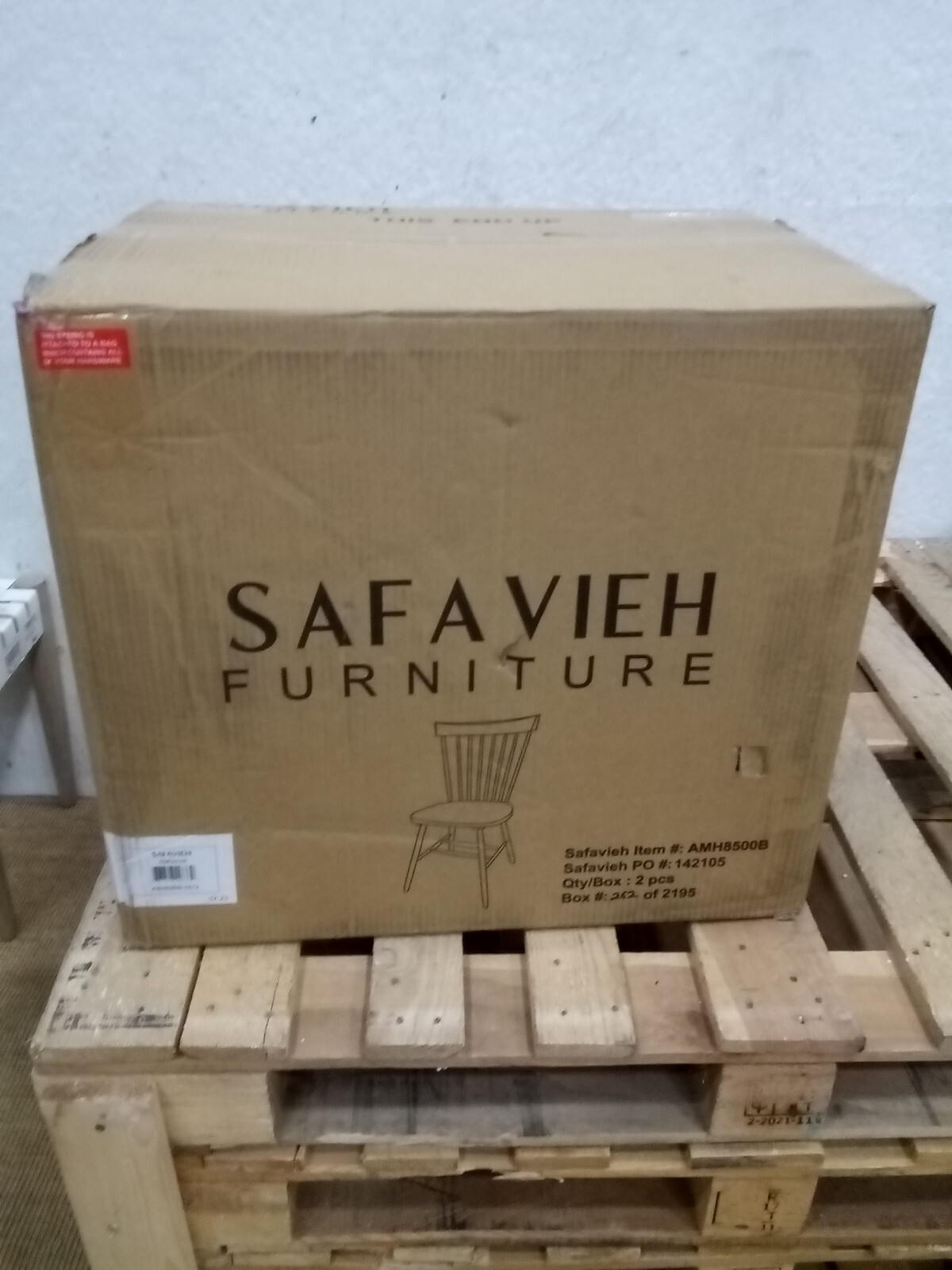 Safavieh PARKER SPINDEL SIDE CHAIR, Reduced Price 2172724344 AMH8500B