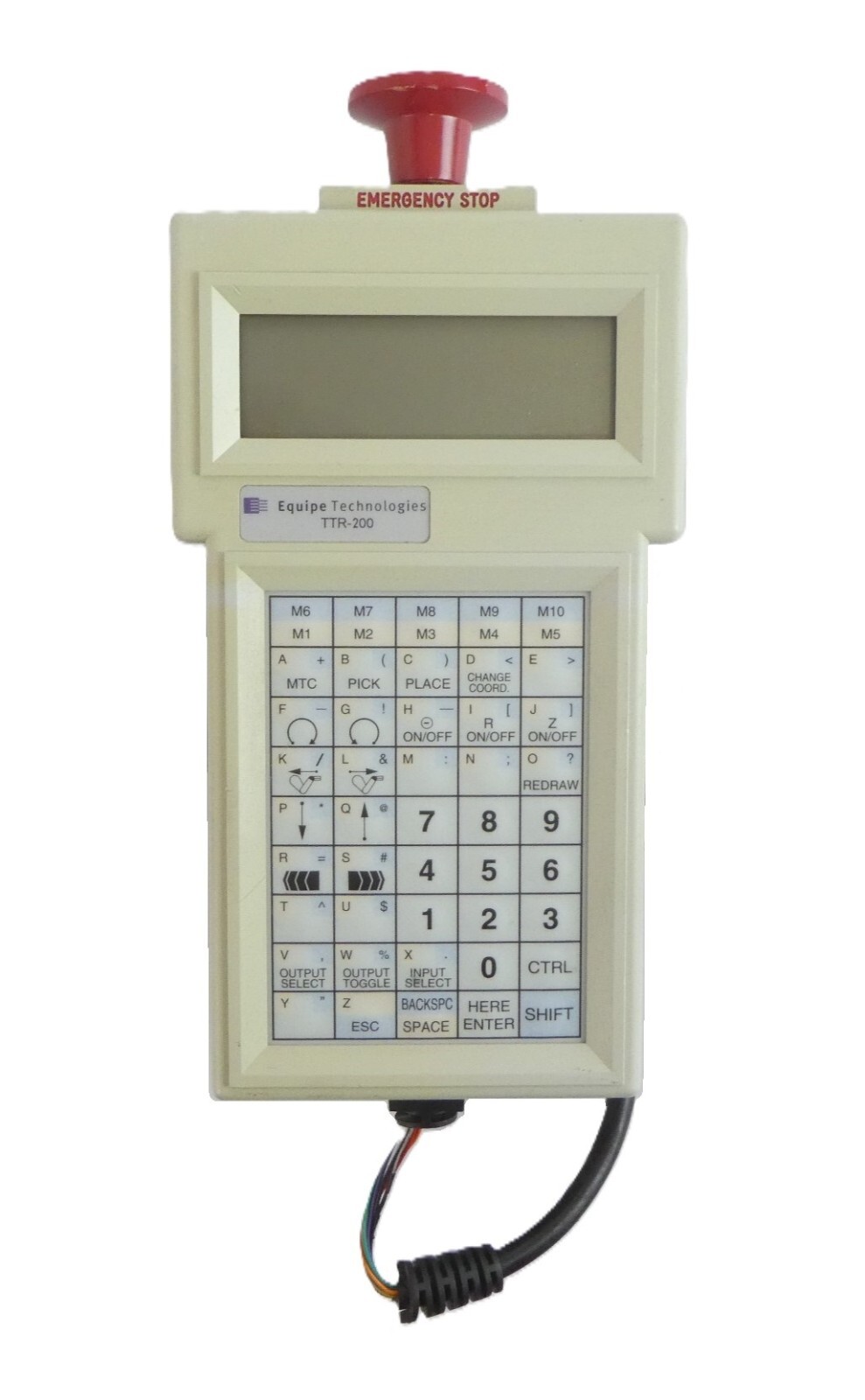 Equipe Technologies 110976 Robot Teach Pendant Handheld Controller TTR-200 Spare