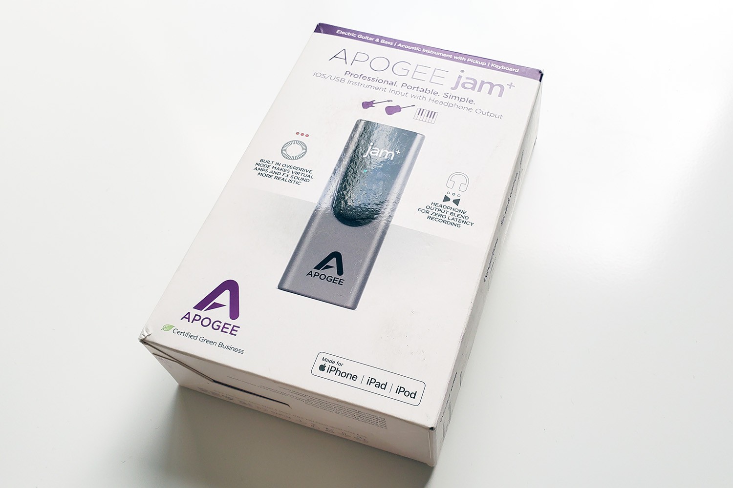 Apogee Jam Plus USB JAM+ Instrument Input for iOS, Mac, PC - FREE Shipping