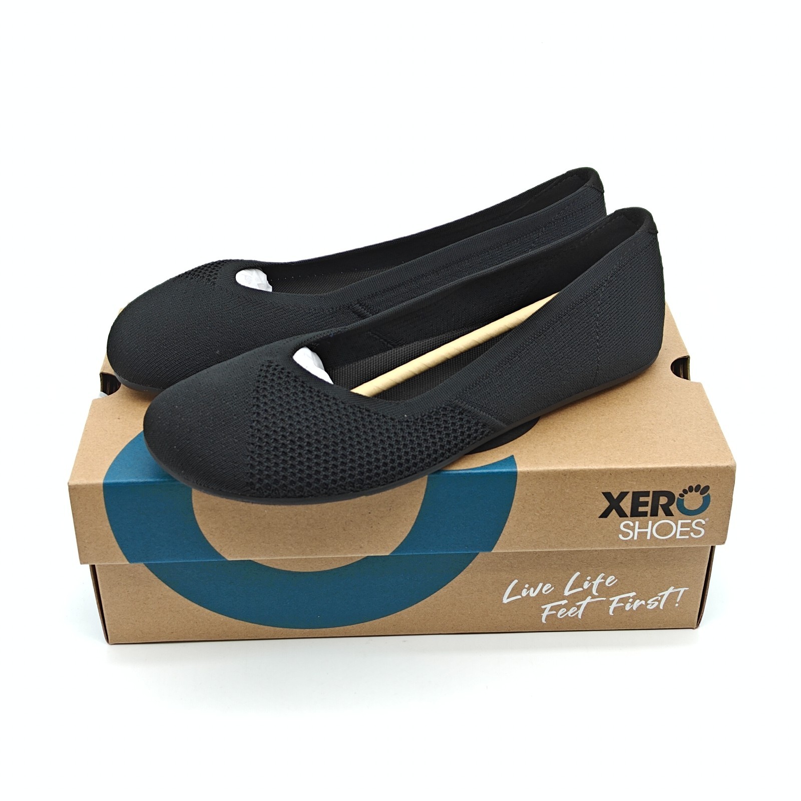 Xero Shoes Phoenix Knit Slip On Womens Shoes Black Size 7-12
