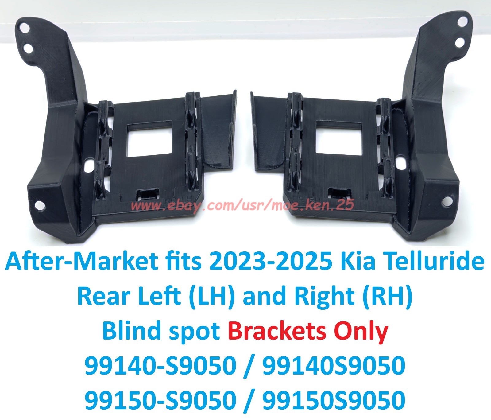 2023-2025 Kia Telluride REAR Right and Left Blind Spot Brackets After-market