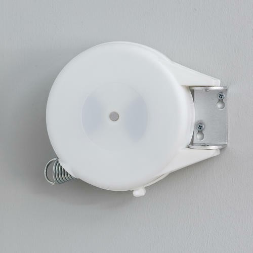 40' Self Retractable Clothesline Heavy Duty Vinyl Line Steel Mounting Bracket