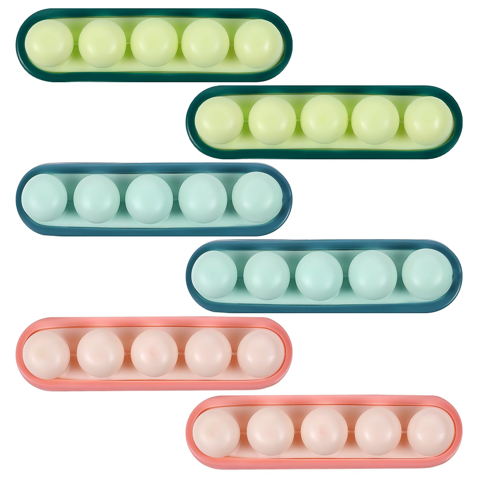 6 Pcs Pea Cable Clips Cord USB Holder Organizer Wire Management Cute Self-Adh...