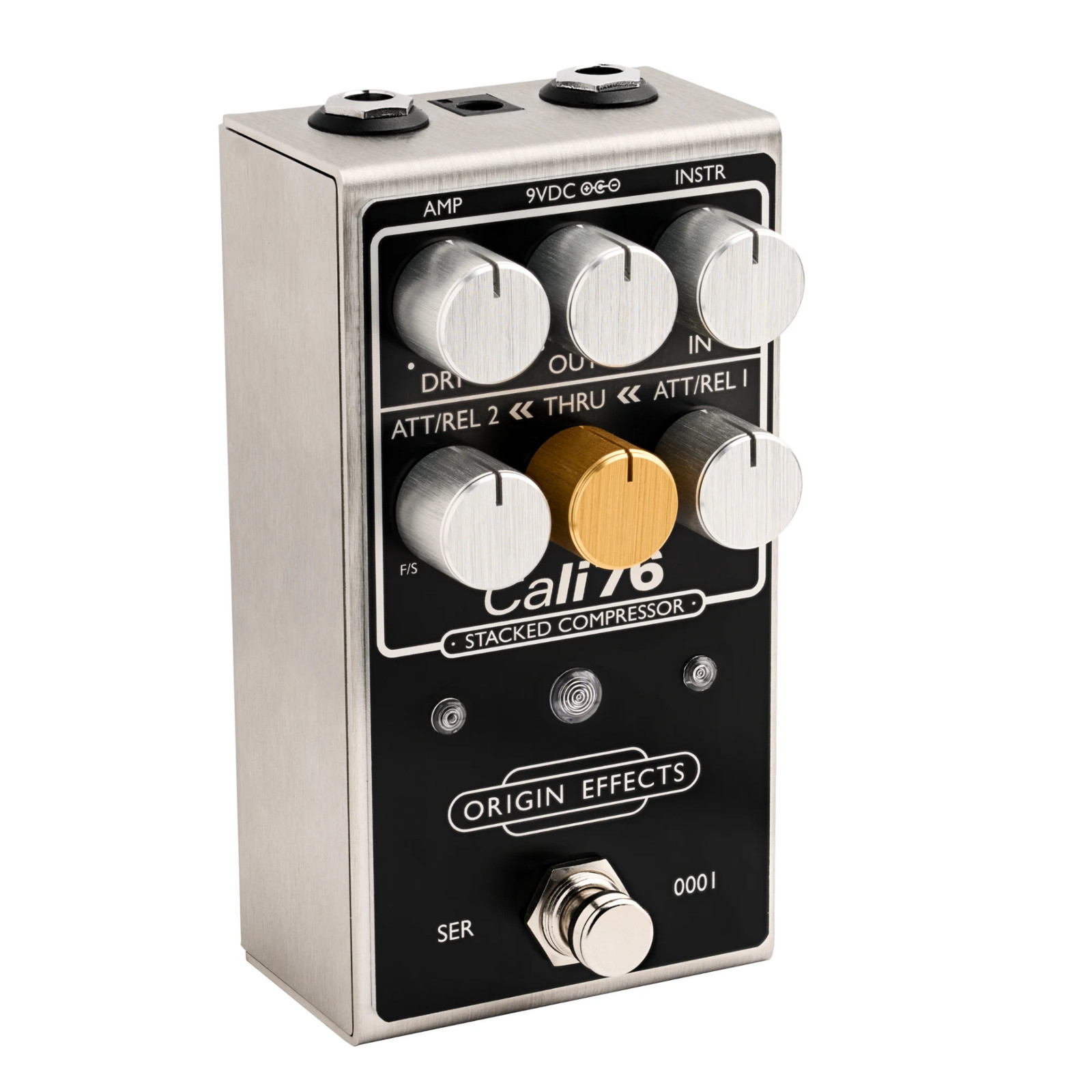 Origin Effects Cali76 Stacked Compressor V2 Effects Pedal, Black