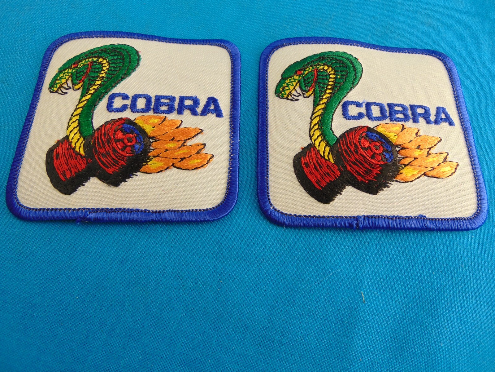 Cobra Patches Ford Racing Mustang Pinto Maverick Galaxie 67 68 69 70 71 72 73 *