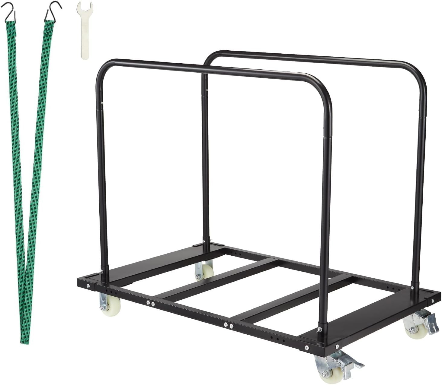 Steel Drywall Sheet Cart Panel Truck 1500Lbs Panel Dolly Cart with Casters