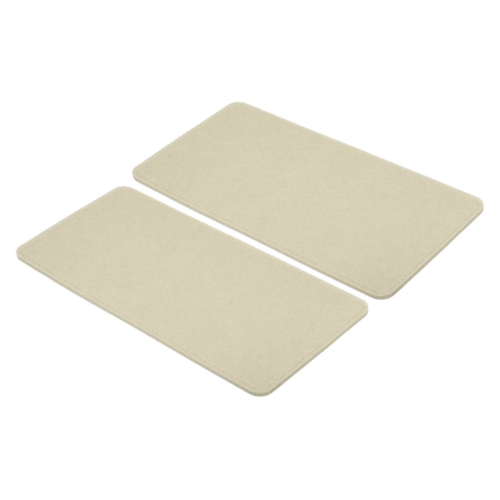 13.8''×7'' Felt Bag Base Shaper, 2pcs Bag Bottom Organizer Rectangle, Beige