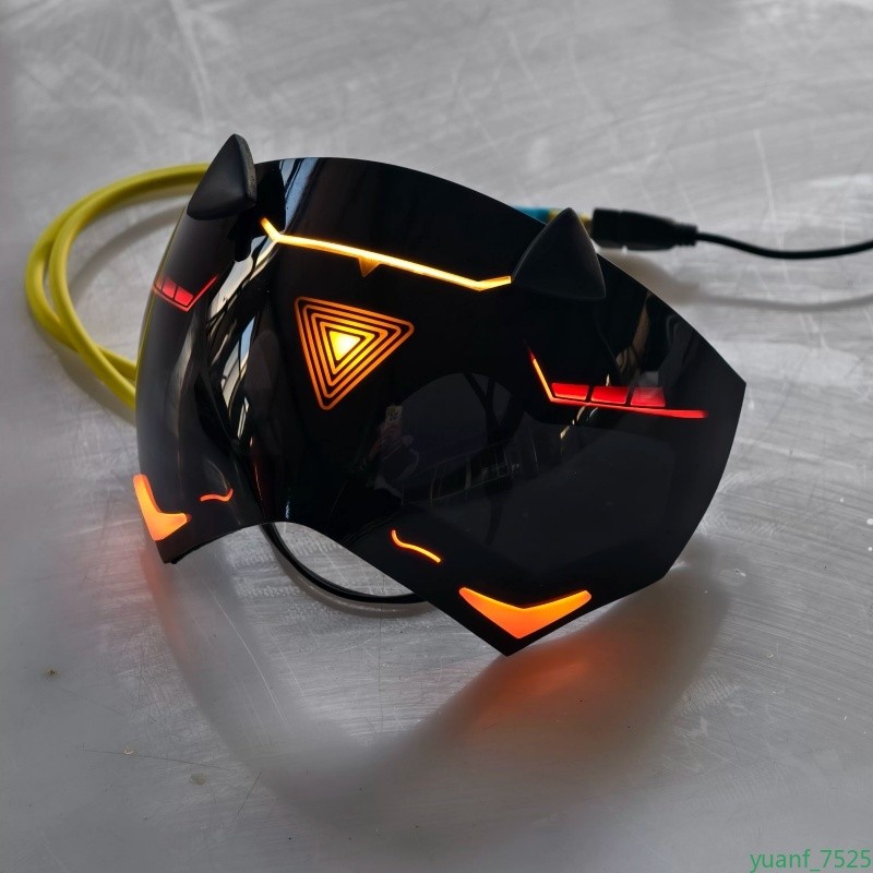 Zenless Zone Zero Trigger Cosplay High Beauty Half Face Mask Luminous Eye Mask