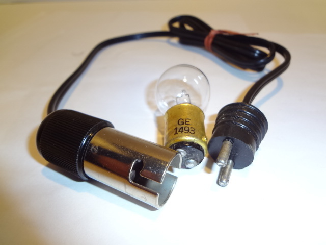 AO AMERICAN OPTICAL LAMP CORD AND SOCKET  ****NEW****