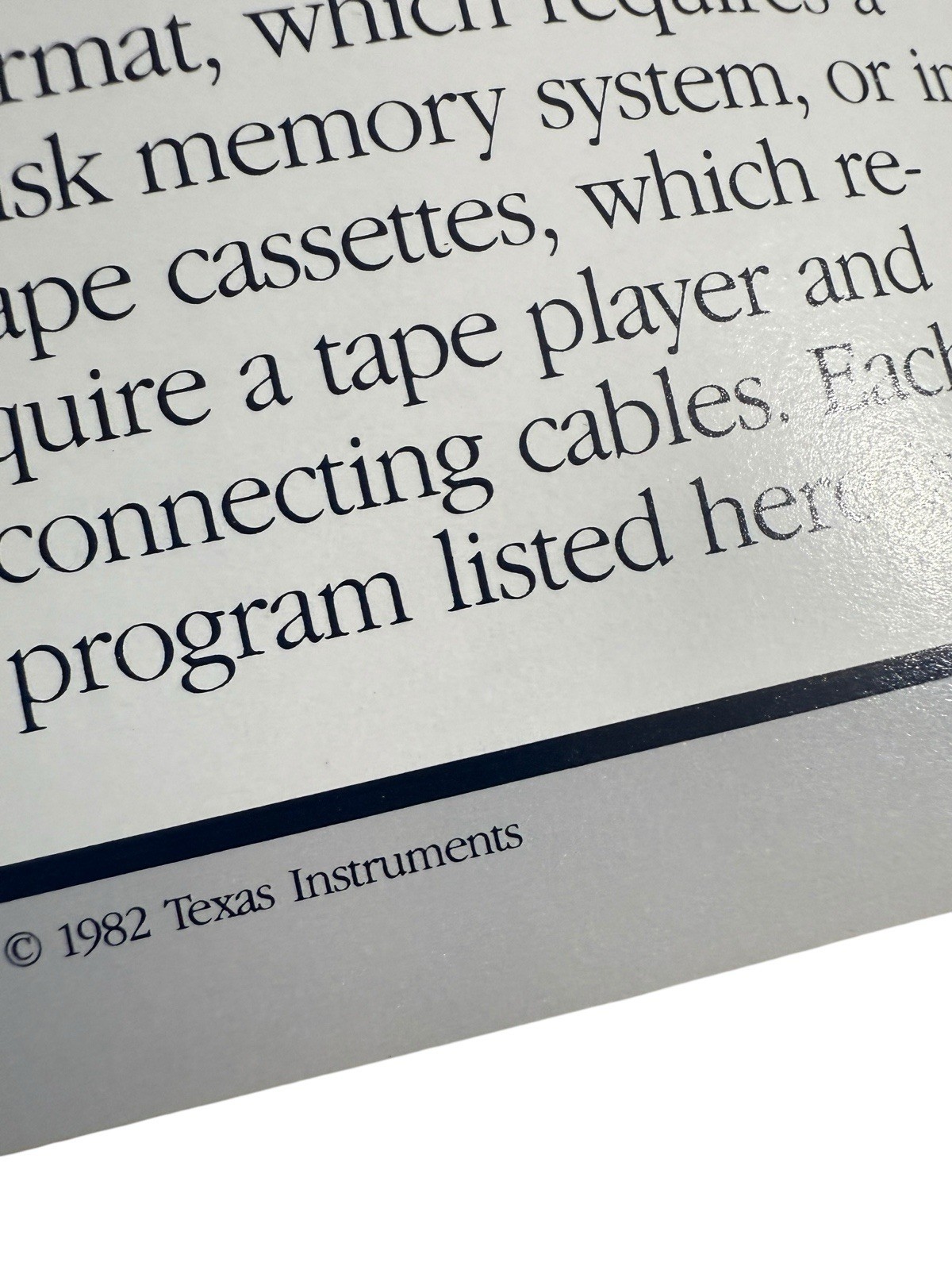 1982 Texas Instruments Home Computer Program Library Catalog Brochure TI-99/4A