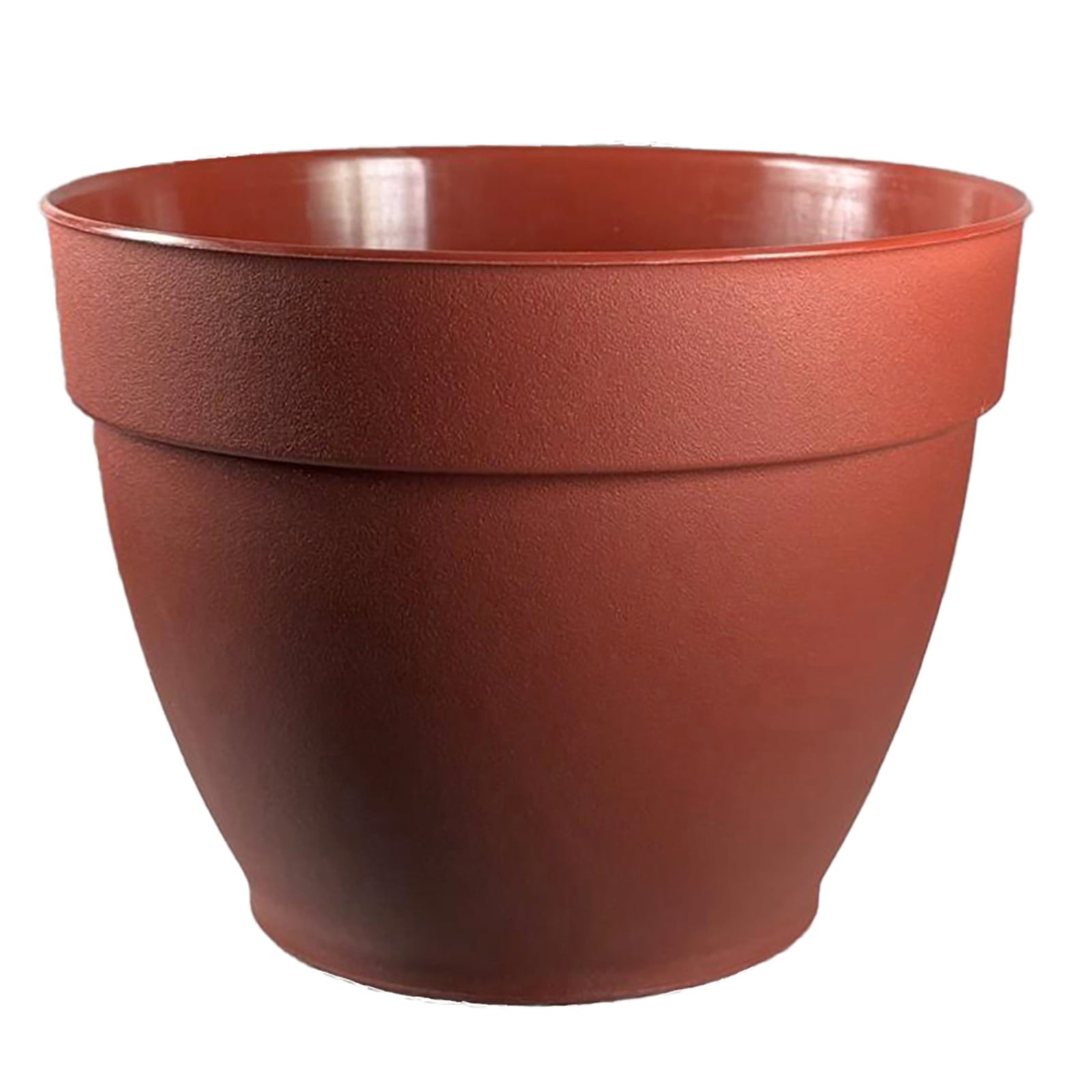 Jacinto Recycled Planter 12 inch Opening Diameter Red Color