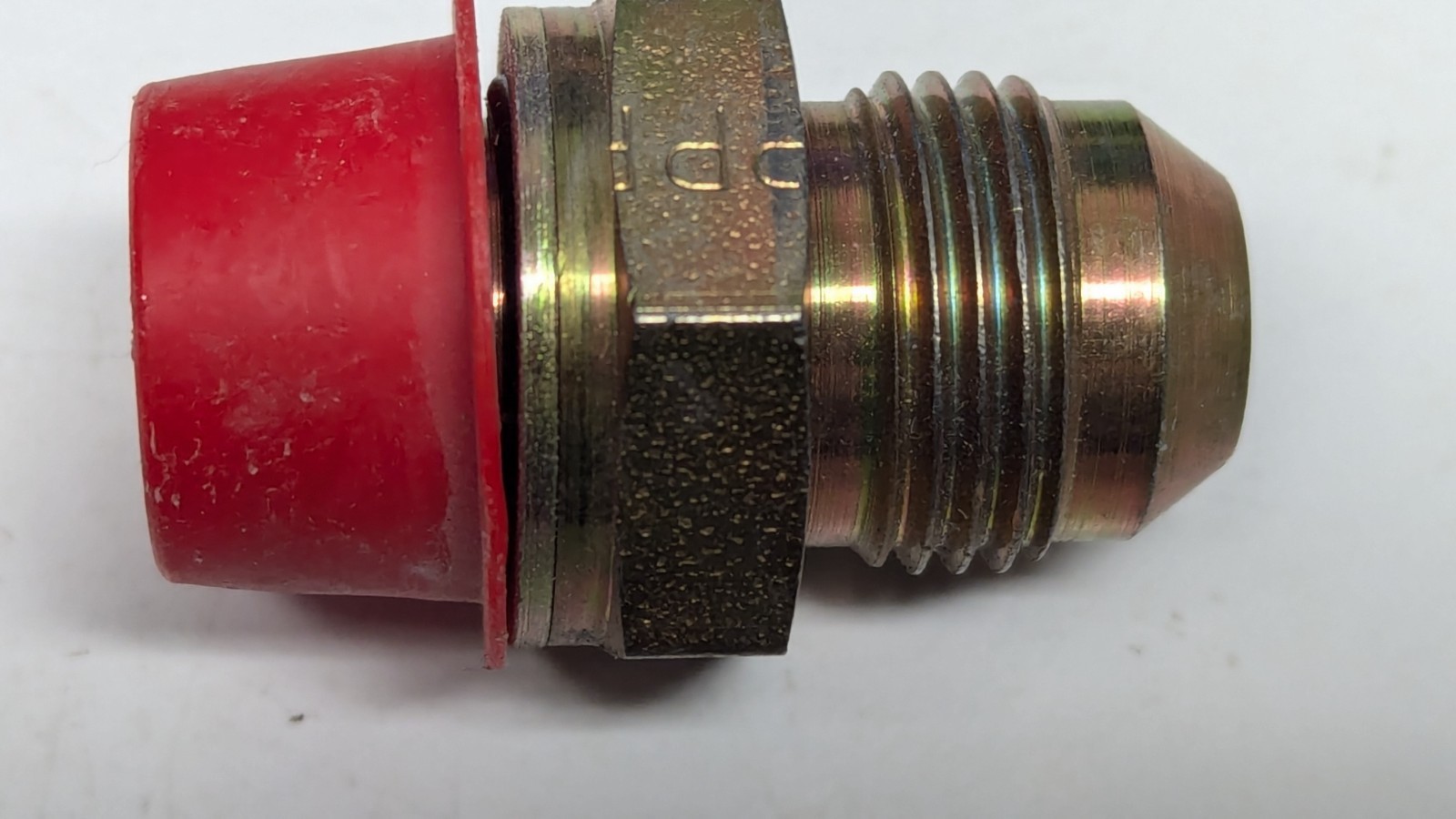 New Parker Male Straight Adapter 1/2" JIC -08 x M18 O-Ring Metric Steel Fitting