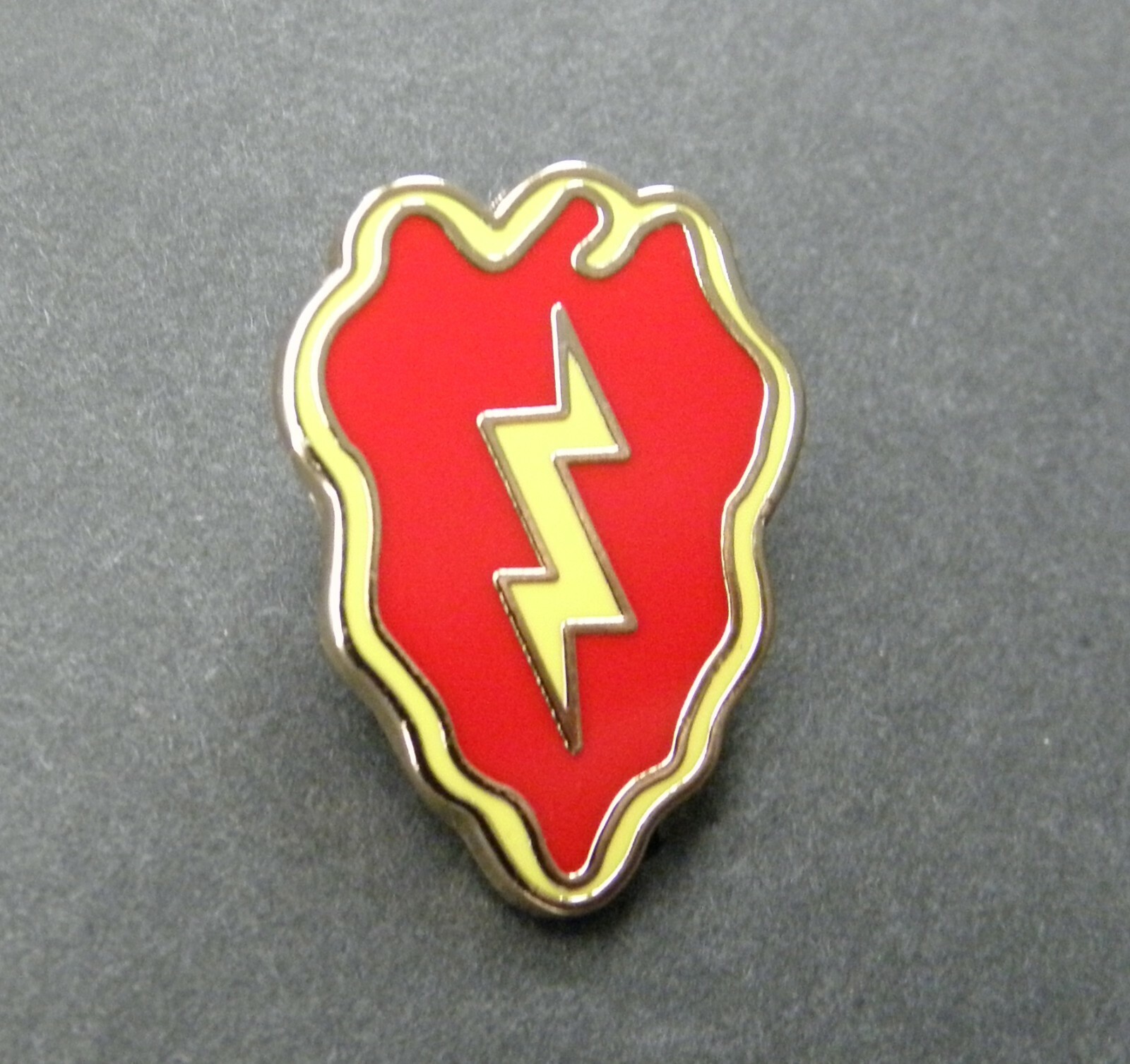 ARMY 25th INFANTRY DIVISION LAPEL PIN BADGE 3/4 x 1 inch