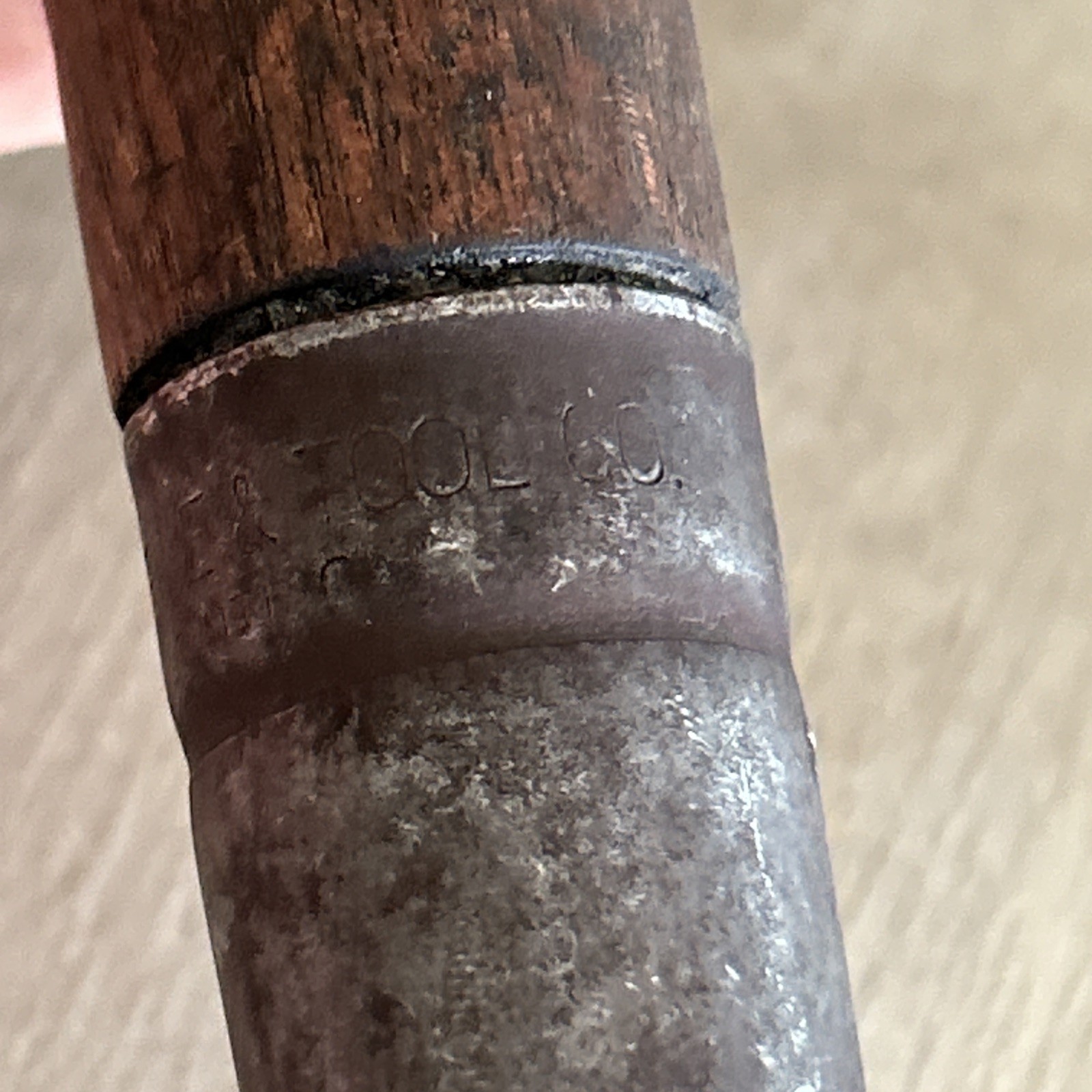 Vintage Lutz File Tool Wood Handle With A Hook