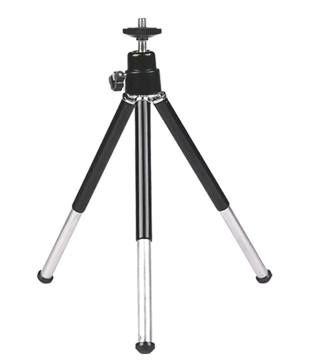 1x Mini Desktop Tripod Holder Webcam Tripod For Smartphone and Cameras Black