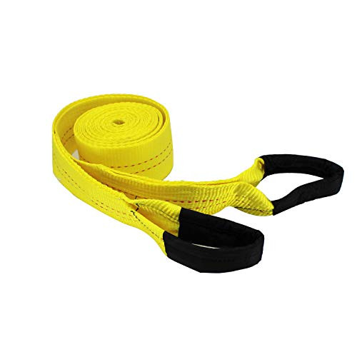 HFS(R)Yellow Tree Saver, Winch Strap, Tow Strap 30,000 Pound Capacity 30FT x 3IN
