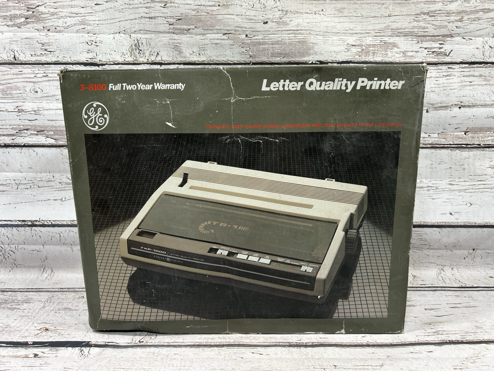 VTG GE TXP-1000 General Electric Letter Quality Printer3-8100A - New Open Box