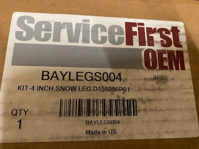Trane BAYLEGS004 Snow Legs 4" Mounting Legs (qty 4)