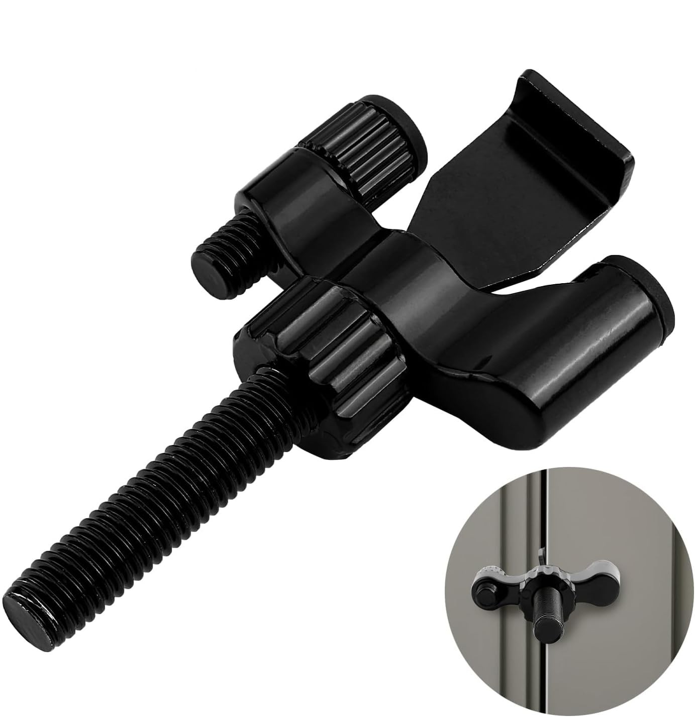 Portable Door Lock for Travel , Heavy Duty Metal Hotel Privacy Device for Sol...