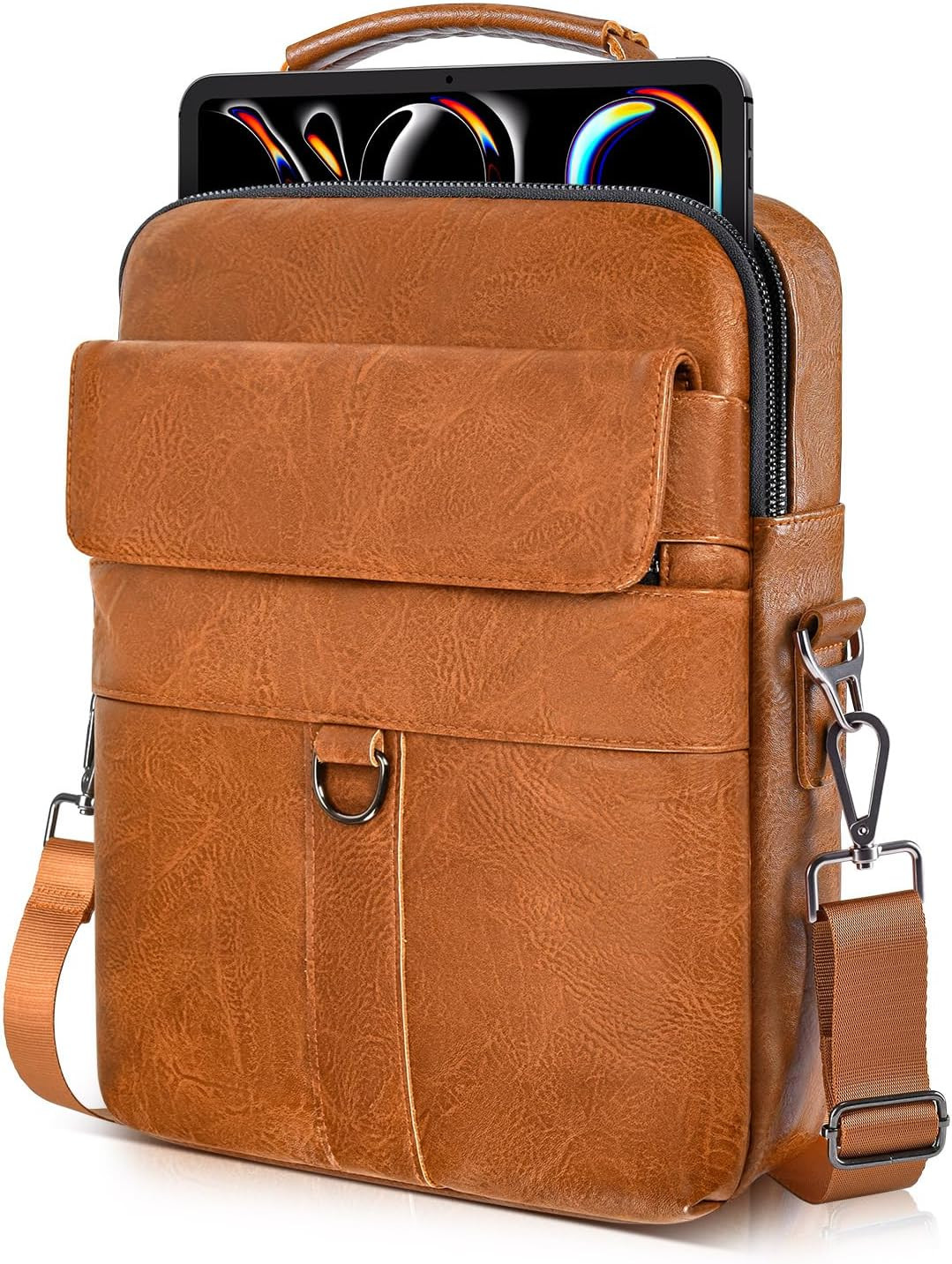 11 Inch Shoulder Bag Leather Carrying Case for 11" Ipad Pro M5 M4/Ipad Air 11" M