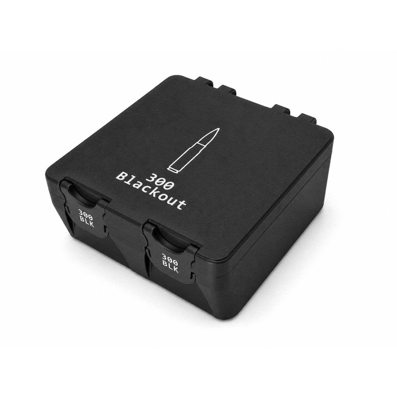 300 Blackout Ammo Box – 100 Rounds - Snap Close Storage Box | Fully Customizable