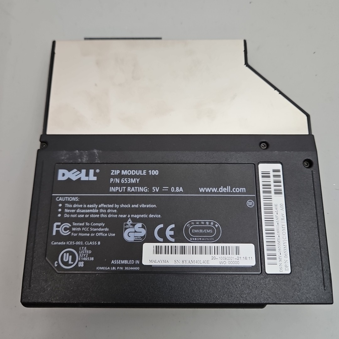 Dell OEM Latitude C Series 100MB Zip Drive - 653MY