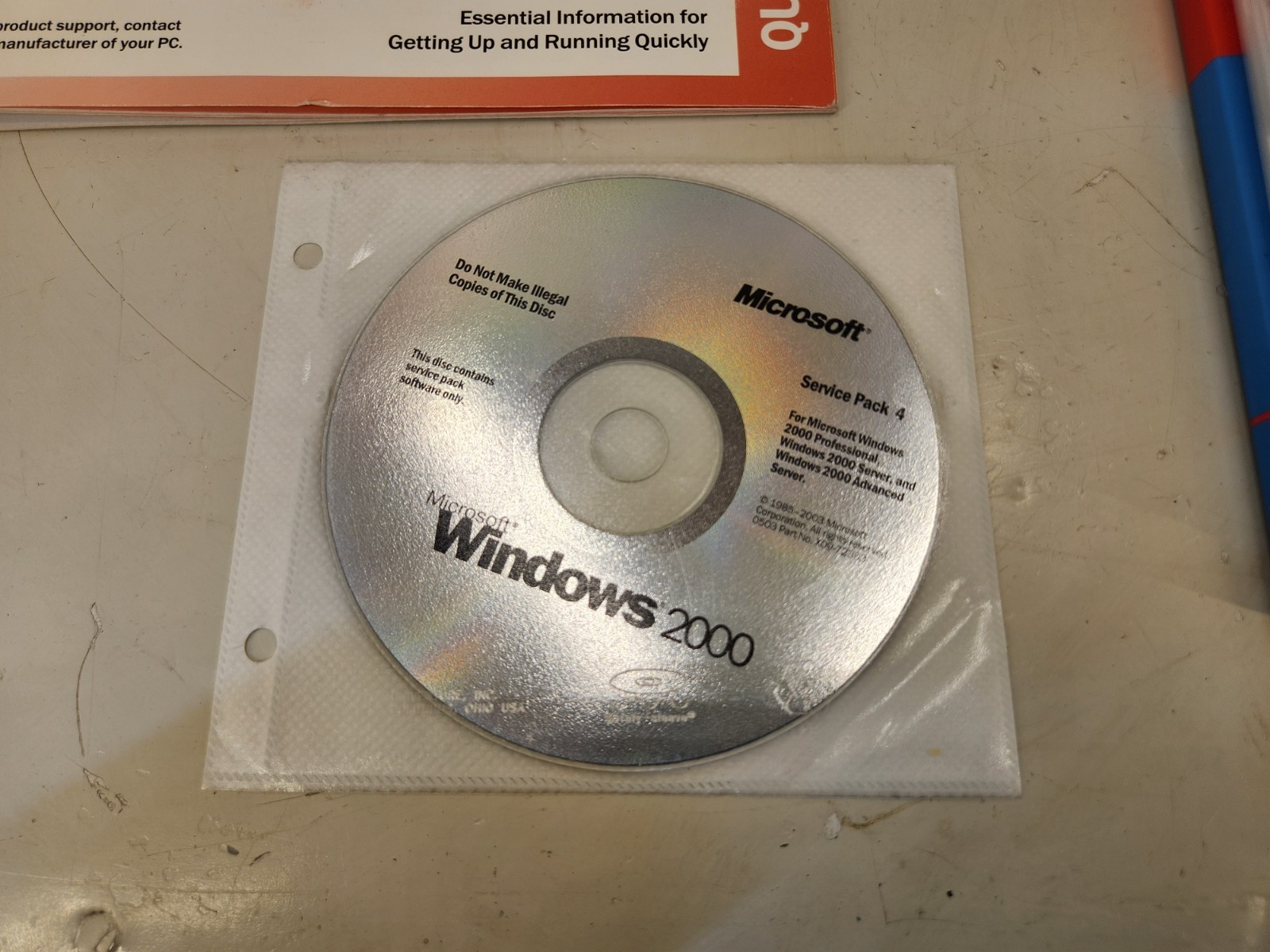 NEW Windows XP Professional SP3 RFB Full Version CD Disc