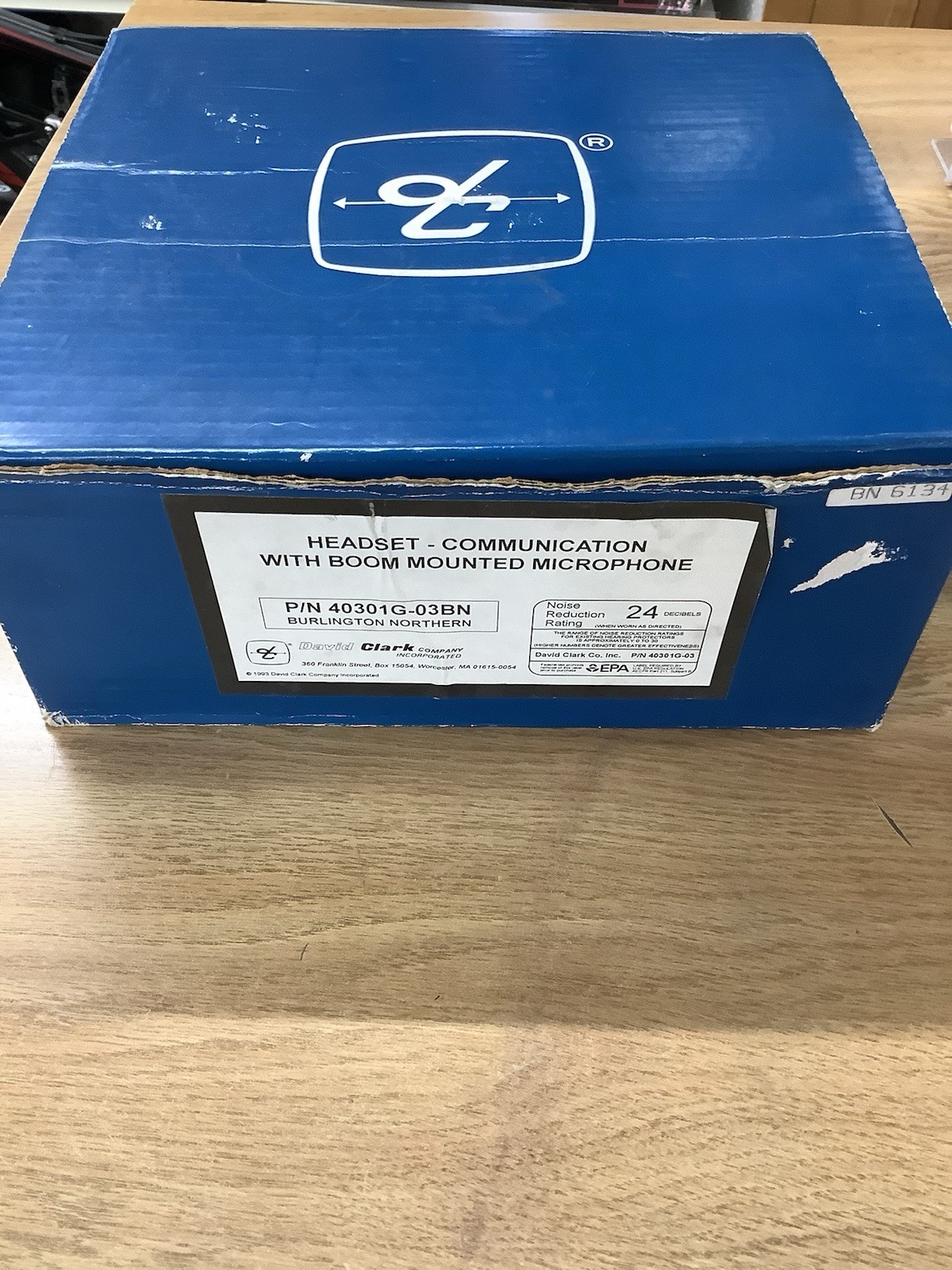 David Clark Aviation Headset W/ Microphone 40301G-03BN