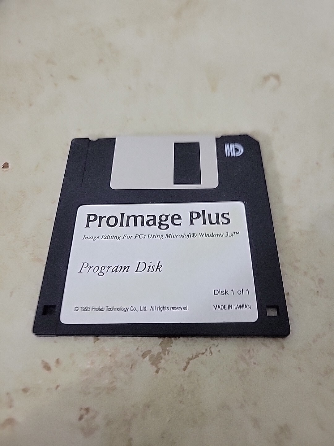 ProImage Plus For Image Editing For PCs Using Microsoft Windows 3.x Program Disk