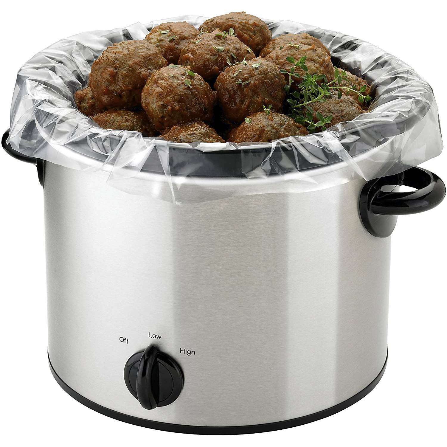 Kitchen Selection Crock Pot Liner Slow Cooker - 5-6 Quart