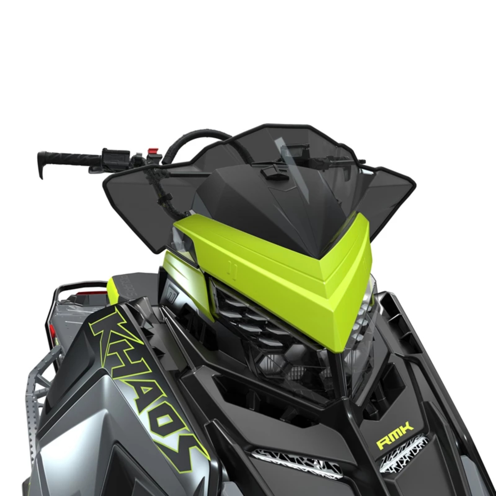 Polaris Snowmobile OEM Low Windshield, Dark Smoke, 2889405