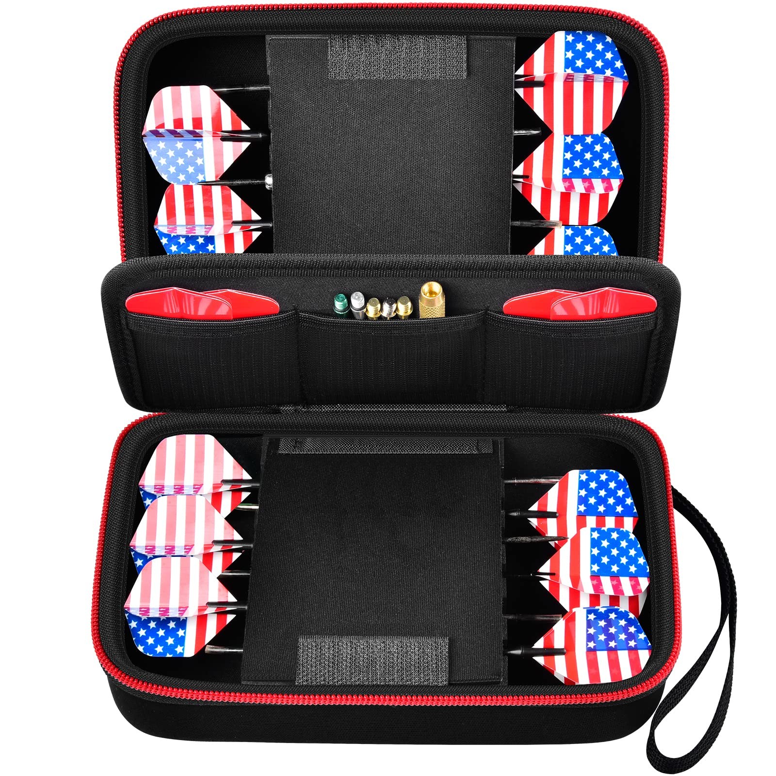 Dart Case Holder Bag for 12 pcs Steel and Soft Tip Darts Set