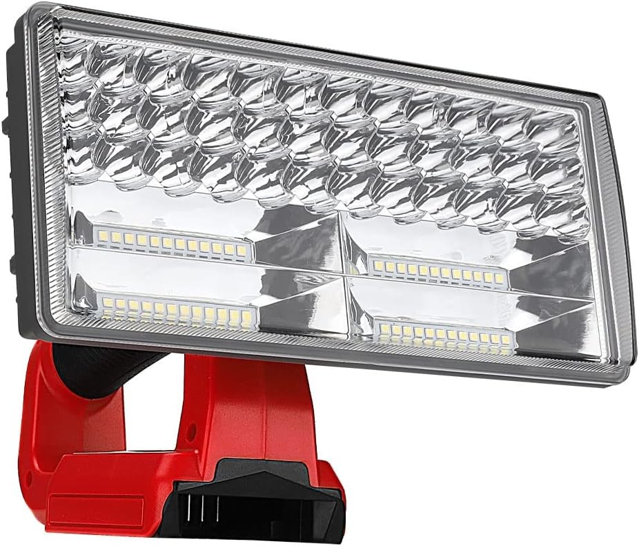 40W 4200LM LED Flashlight Work Light for Milwaukee 18V Lithium Batteries w/ USB