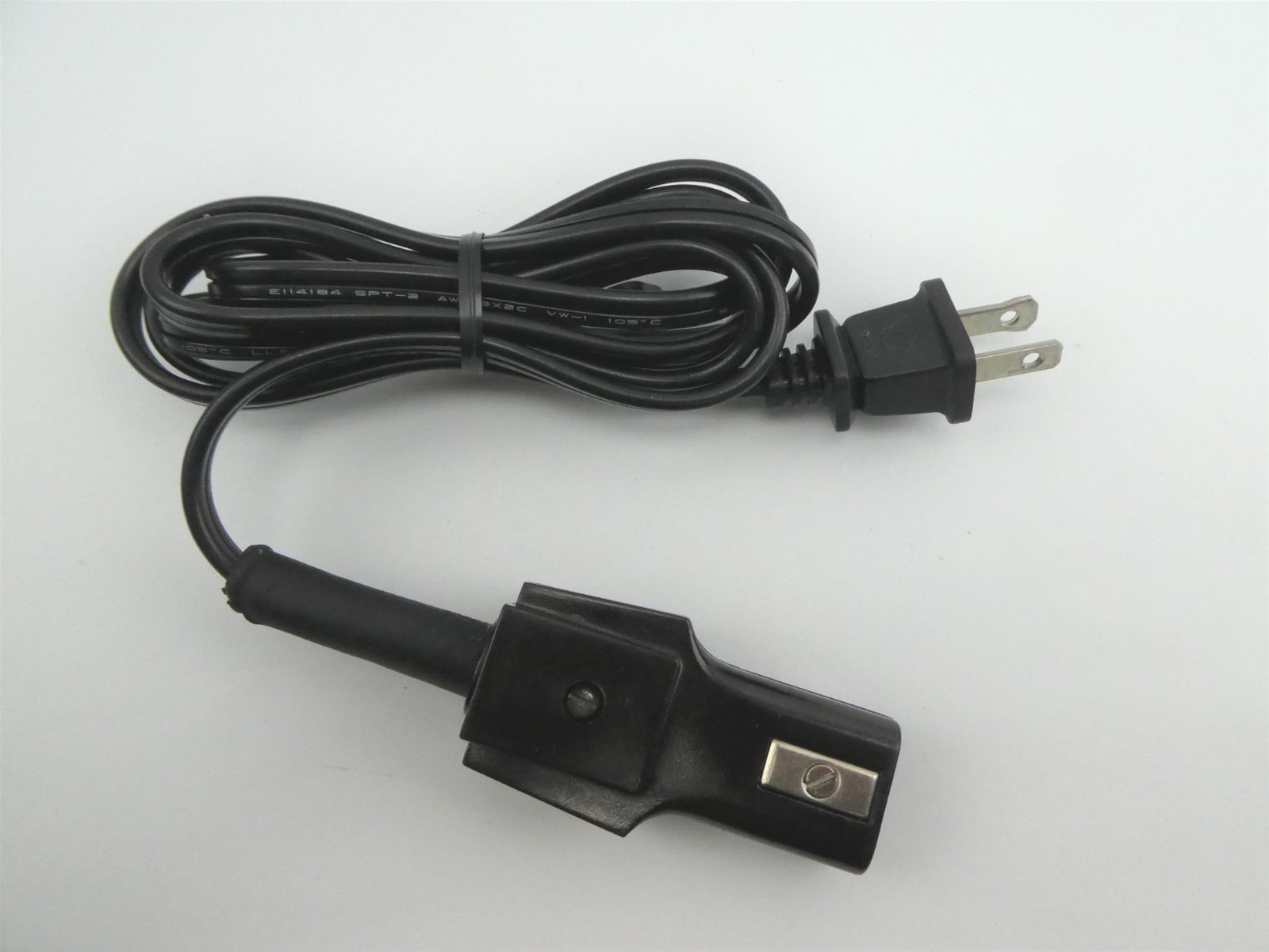Vintage 6 Ft Power Cord 2 Prong 1/2" Spaced 6A-250V for Kitchen Appliance