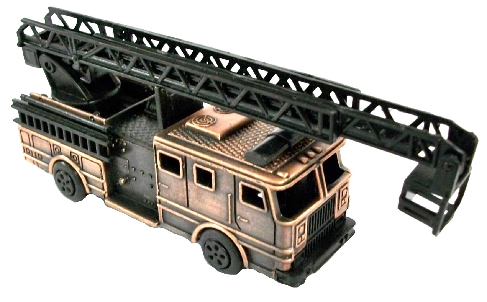 Fire Engine Ladder Truck Die Cast Metal Collectible Pencil Sharpener