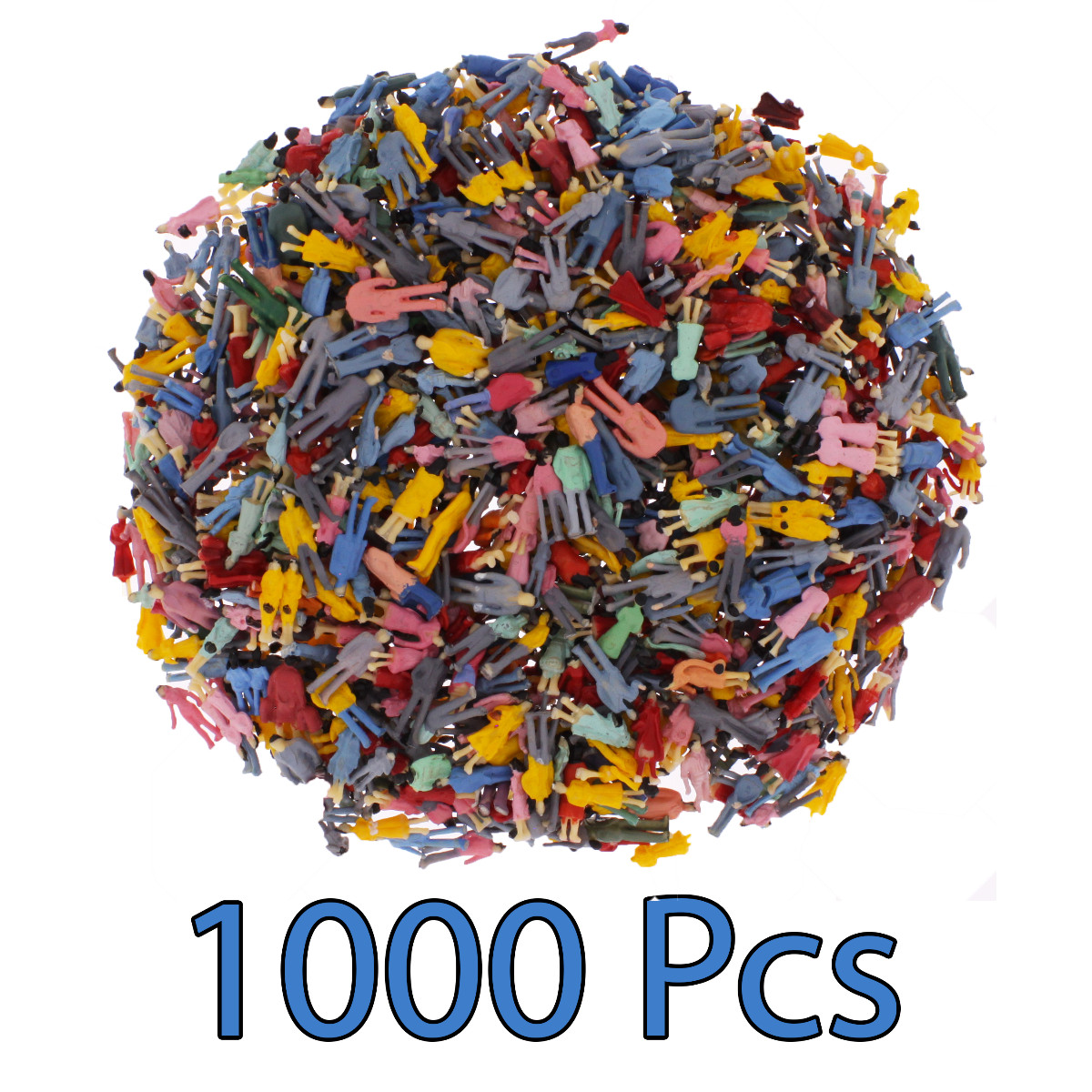 NEW Digikeijs Set of 1000 Painted Figures Standing HO Scale