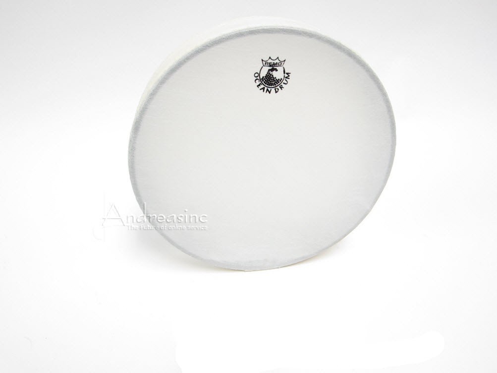 12" REMO FRAME OCEAN DRUM RIK MYLAR & FIBERSKYN HEADS - Percussion Sound Effects