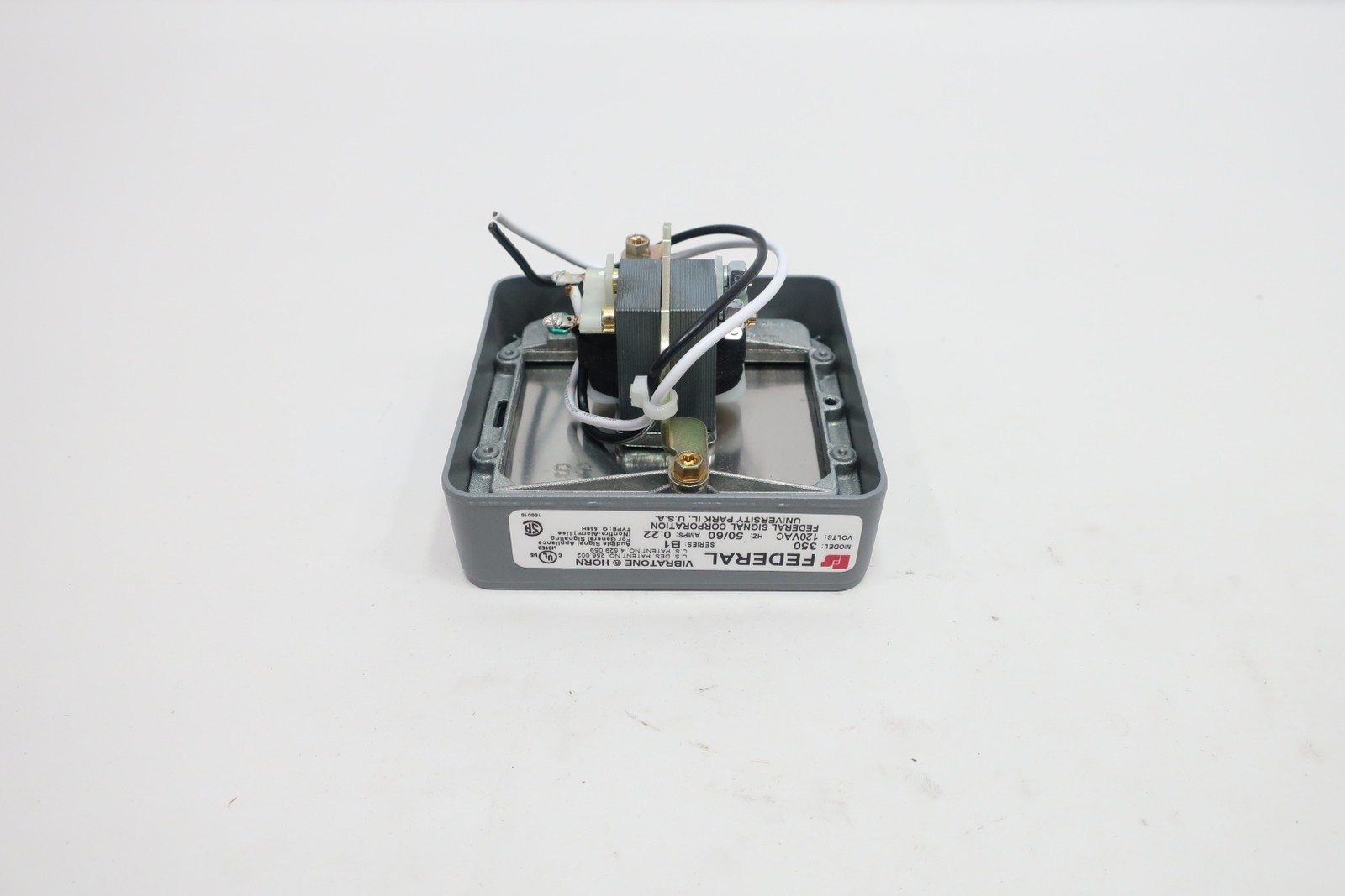 Federal Signal 350 Vibratone Horn 120v-ac