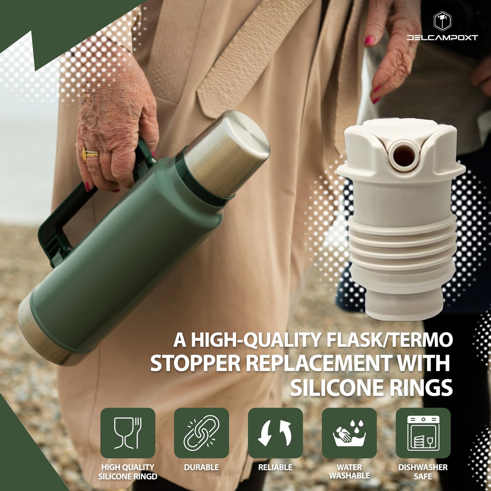 Cap/Lid with/for Stanley Thermal Flask Termo Stopper Pico de Mate Cap - Fits ...