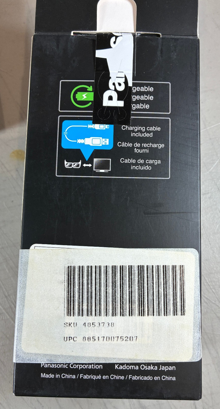 Panasonic Viera TYER3D4MU 3D Full HD Glasses Eyewear M/M Active/RF Bluetooth