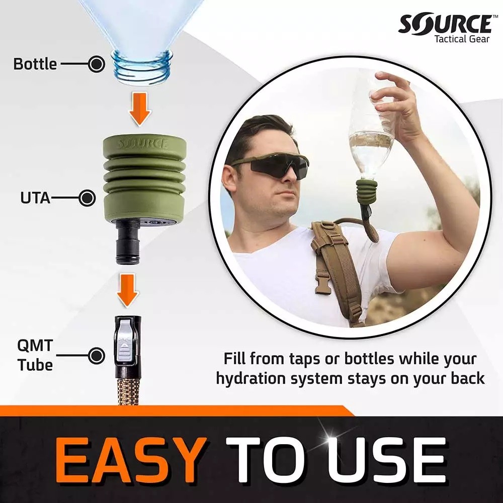 Source Tactical 4325190203 Ultimate Source M.C. 3L (100 oz) Hydration Bladder,