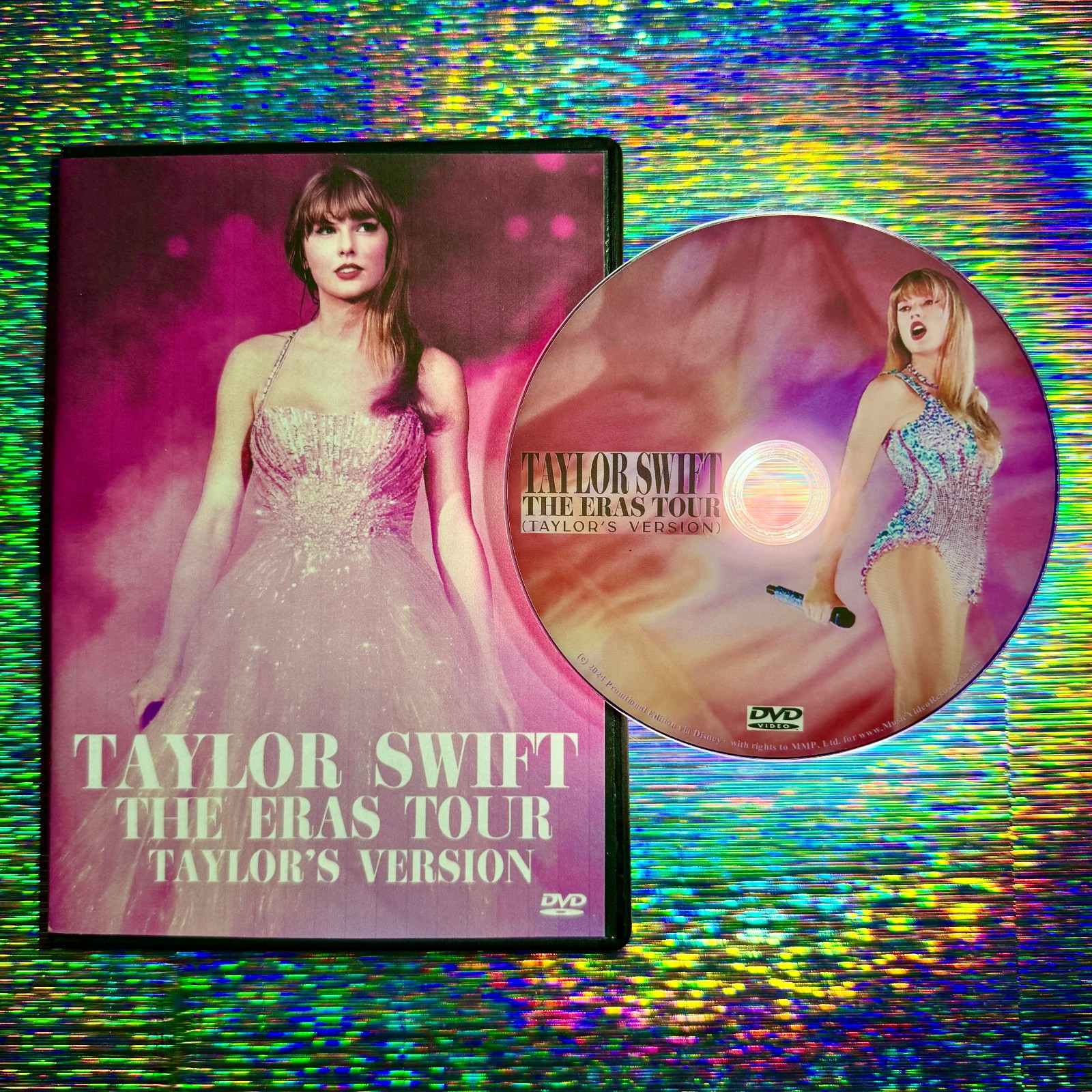 TAYLOR SWIFT THE ERAS TOUR TAYLOR'S VERSION DVD Concert 2024 NEW and SEALED