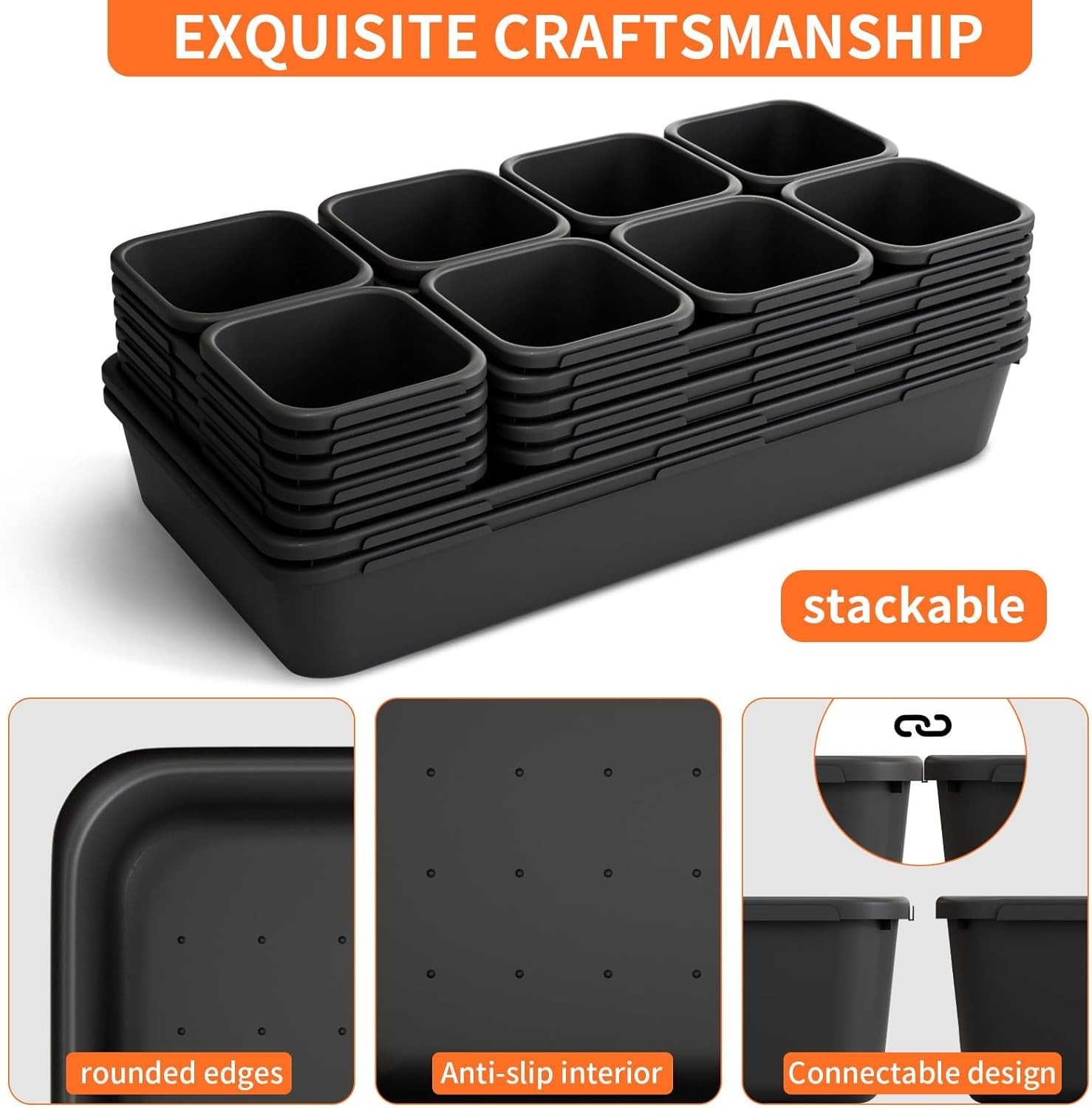 20 Pack Tool Box Organizer Trays - 5 Sizes for Ultimate Tool Storage Efficiency