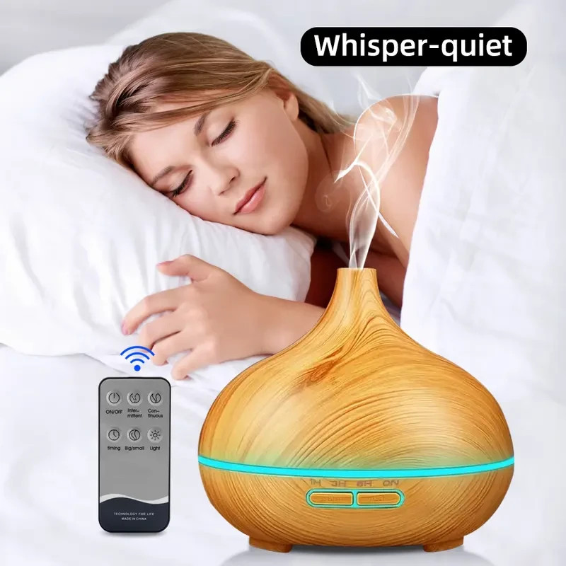 Aroma Diffuser Humidifier With 6x33oz Essential Oils Colorful LED And Remote