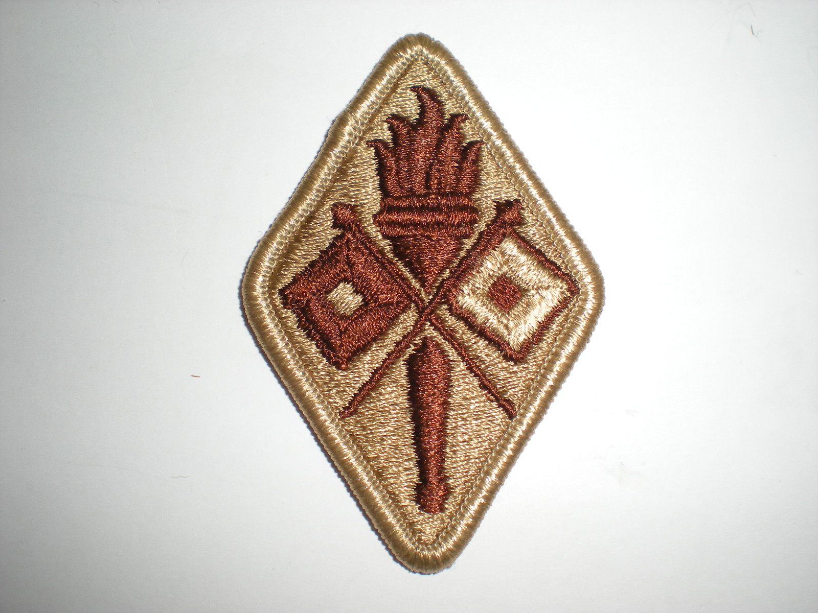US ARMY SIGNAL CENTER AND SCHOOL PATCH - DESERT