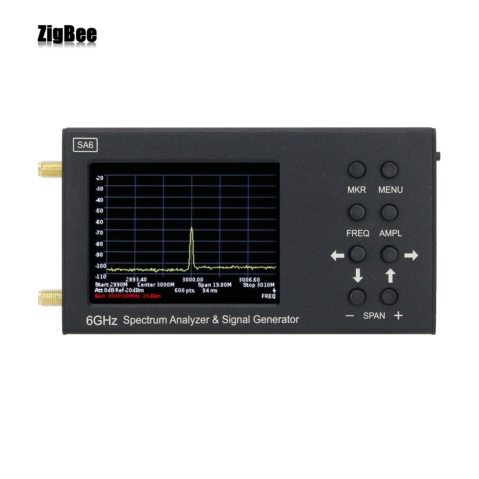SA6 Spectrum Analyzer Signal Generator RF Signal Source Wi-Fi 2G 4G LTE CDMA