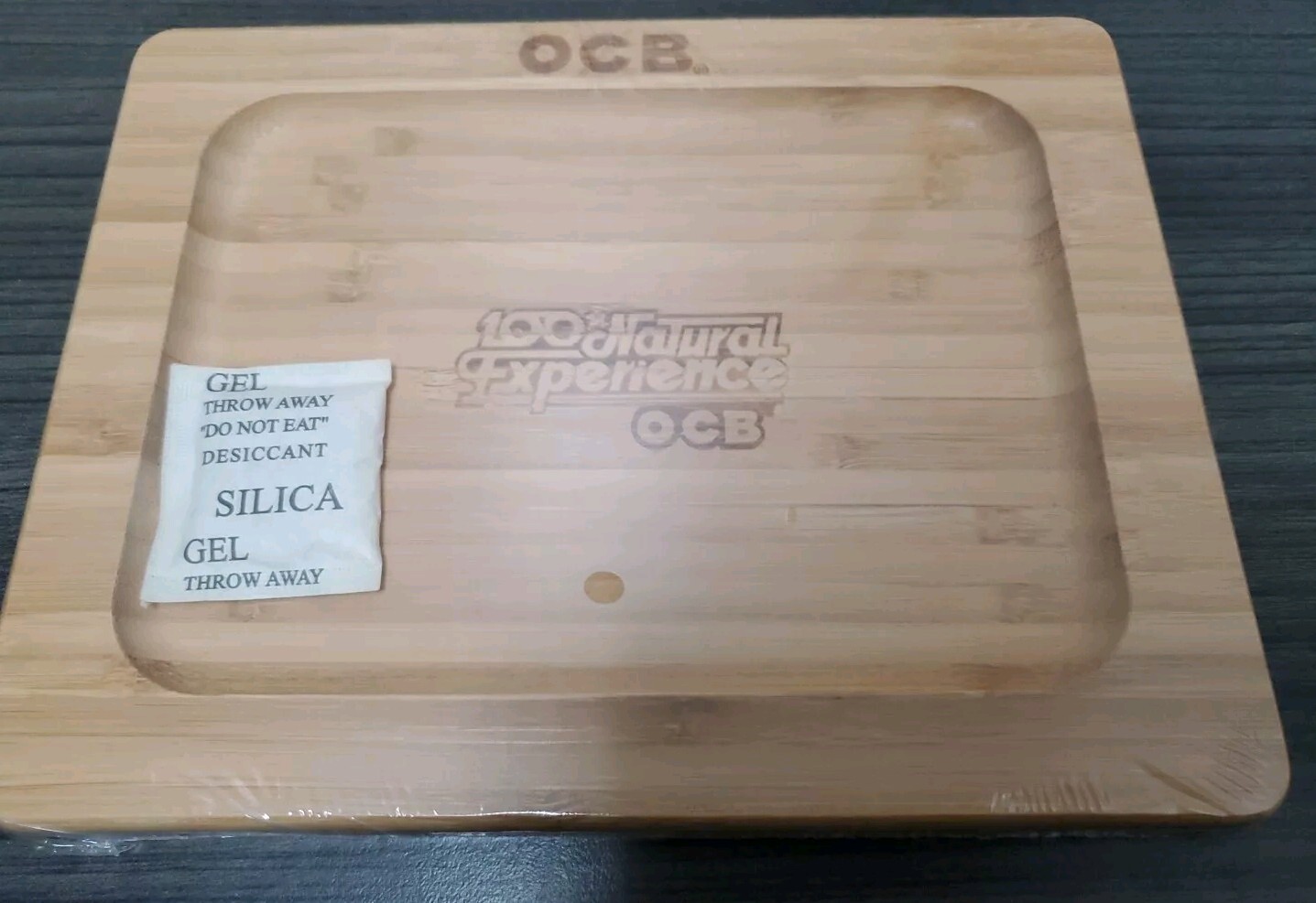 OCB Bamboo Rolling Tray - 9" x 7"