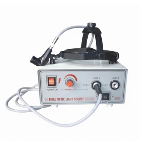 Fiber Optic Head Light with Cold Light Source Surgical Medical Headlamp