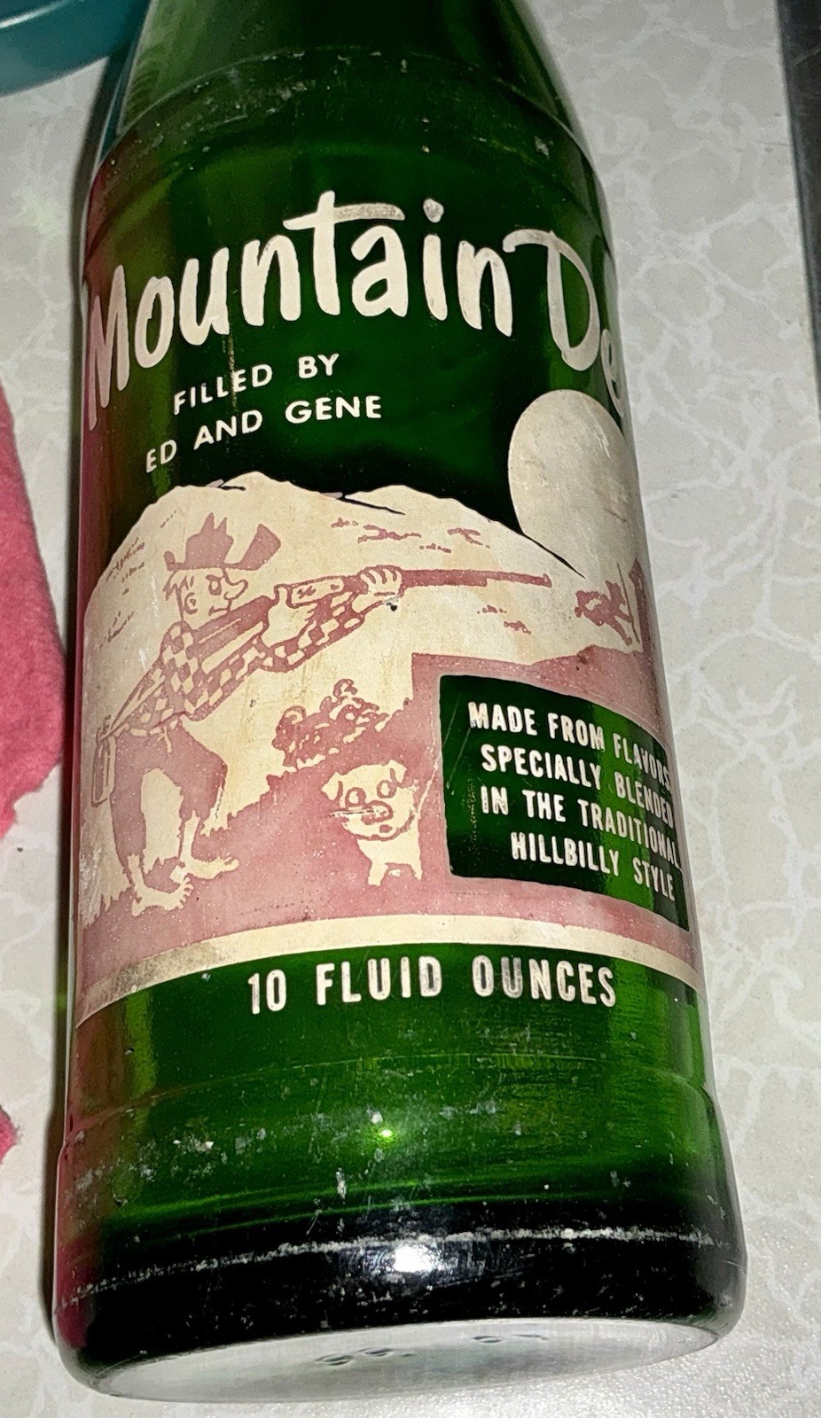 1966 10oz Mountain Dew Bottle
