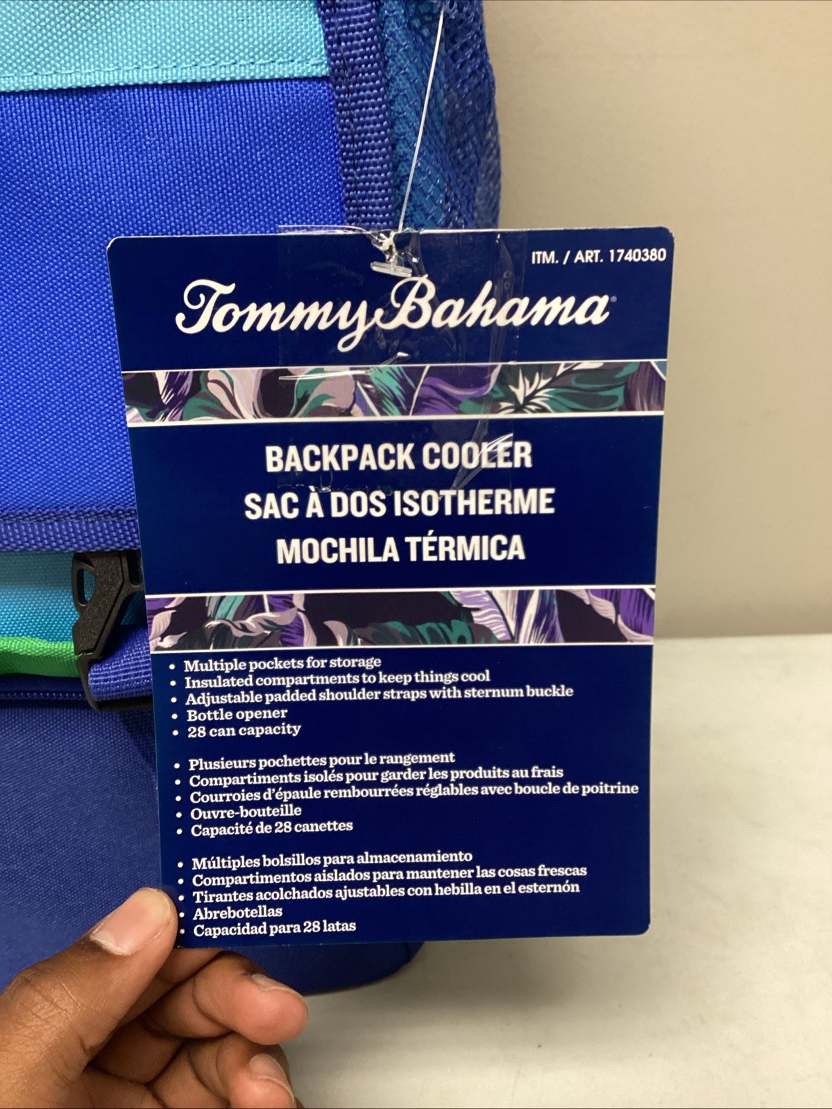 Tommy Bahama Insulated Backpack Cooler NEW